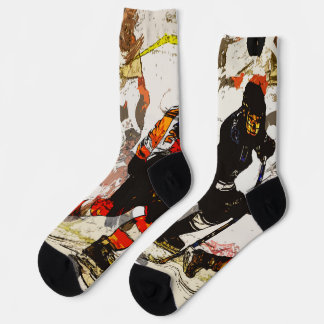 Wipe Out - Hockey Players Socks