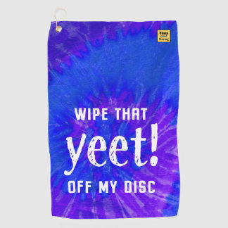 Wipe that yeet off your disc - disc golf towel