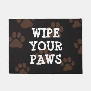 WIPE YOUR PAWS Dog Lover's Welcome Mat