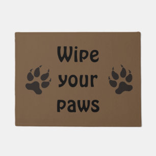 Wipe your paws doormat