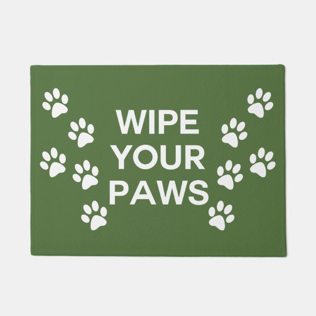 Wipe Your Paws Doormat (Front)