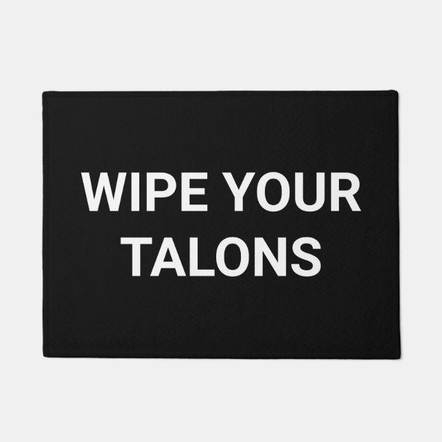 Wipe Your Talons Doormat (Front)
