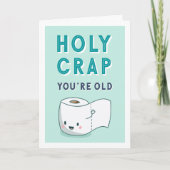 Wiping Away Another Year | Funny Birthday Card (Front)