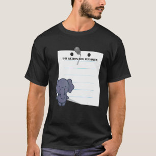 Wir Werden Dich Vermissen Friends Farewell with Si T-Shirt