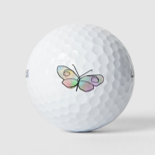 Wire Butterfly Golf Balls (Front)