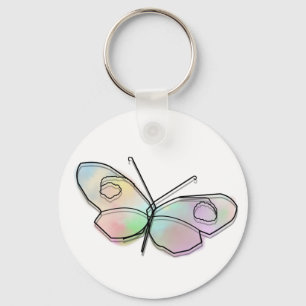 Wire Butterfly Key Ring