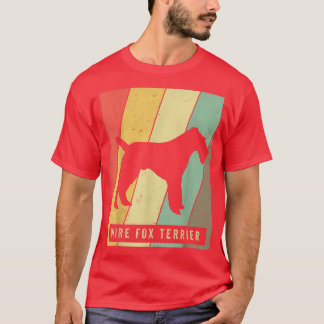 Wire Fo Terrier Dog Retro Vintage  T-Shirt