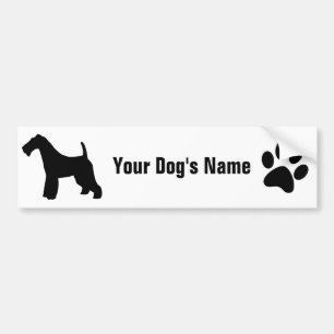 Wire Fox Terrier ワイヤー・フォックス・テリア Bumper Sticker