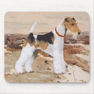 Wire Fox Terrier Autumn Mouse Mat