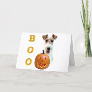 Wire Fox Terrier Boo Card