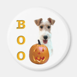 Wire Fox Terrier Boo Magnet