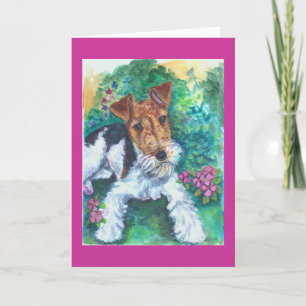 Wire Fox Terrier Cards