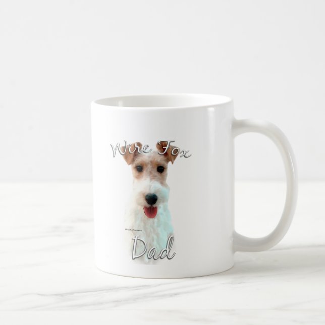 Wire Fox Terrier Dad 2 Coffee Mug (Right)