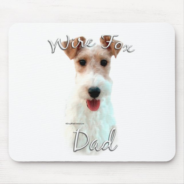 Wire Fox Terrier Dad 2 Mouse Mat (Front)