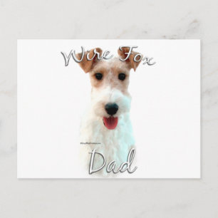 Wire Fox Terrier Dad 2 Postcard