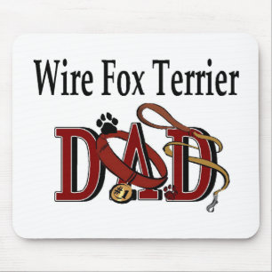 Wire Fox Terrier Dad Gifts Mouse Mat