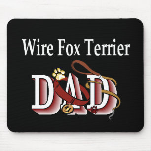 Wire Fox Terrier Dad Gifts Mouse Mat