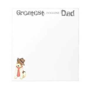 Wire Fox Terrier Dad Notepad