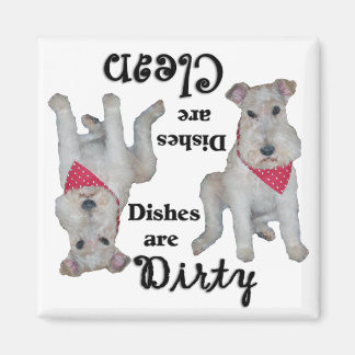 Wire Fox Terrier Dishwasher Magnet