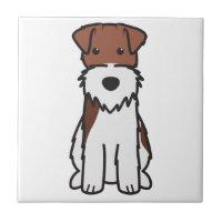 Wire Fox Terrier Dog Cartoon