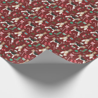 Wire Fox Terrier Dog Christmas Wrapping Paper
