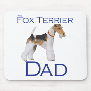 Wire Fox Terrier Father's Day Mouse Mat