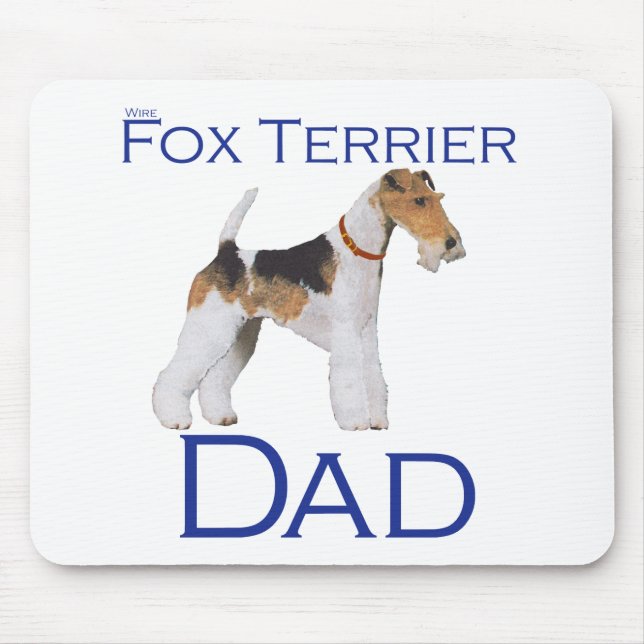 Wire Fox Terrier Father's Day Mouse Mat (Front)