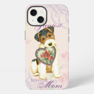 Wire Fox Terrier Heart Mum iPhone 13 Case