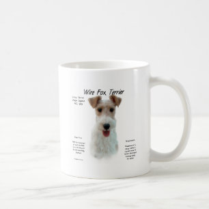 Wire Fox Terrier History Design Coffee Mug