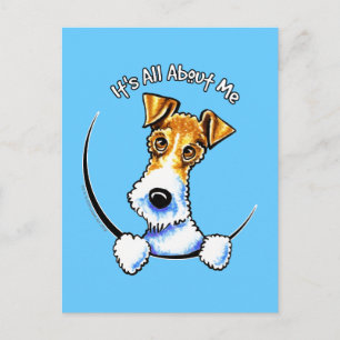 Wire Fox Terrier IAAM Postcard