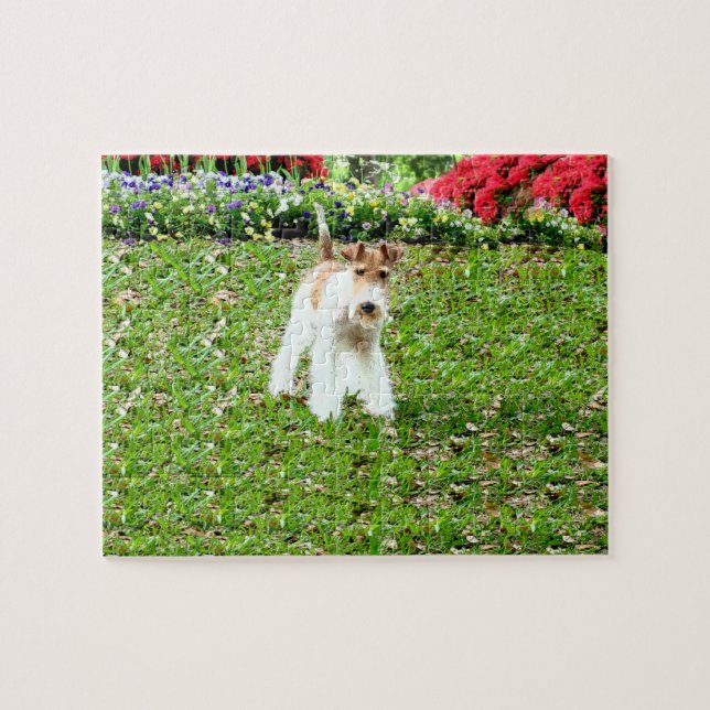 Wire Fox Terrier Jigsaw Puzzle (Horizontal)