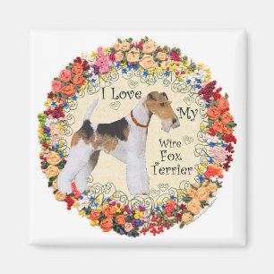Wire Fox Terrier Love Magnet