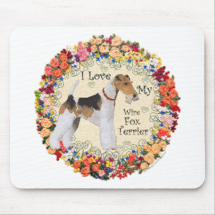Wire Fox Terrier Love Mouse Mat