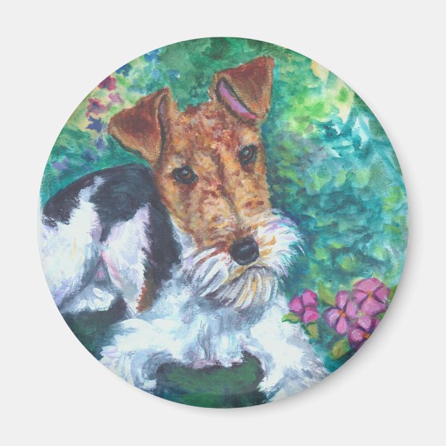 Wire Fox Terrier Magnets (Front)
