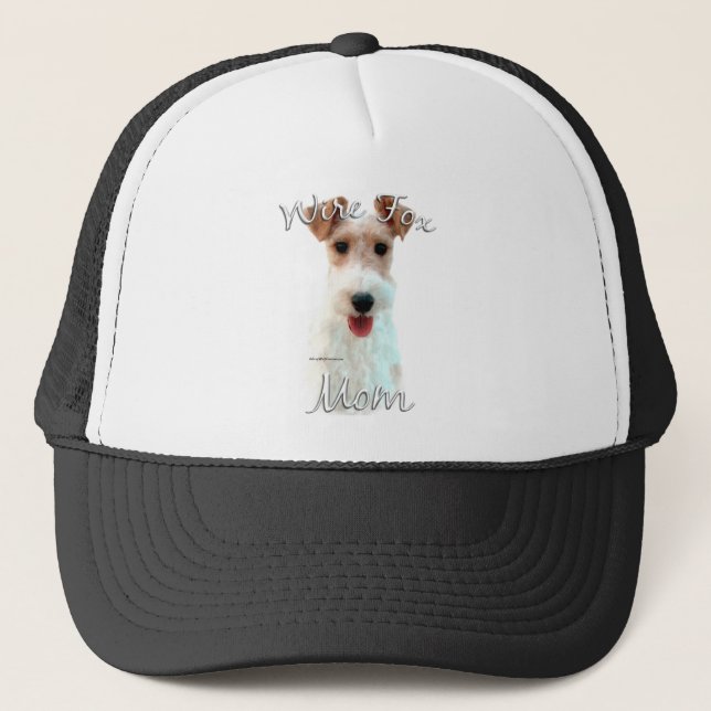Wire Fox Terrier Mum 2 Trucker Hat (Front)