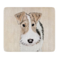 Wire Fox Terrier Painting - Cute Original Dog Art
