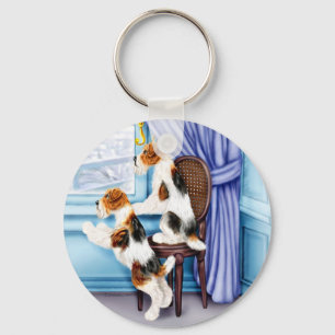 Wire Fox Terrier Parlour Pals Key Ring
