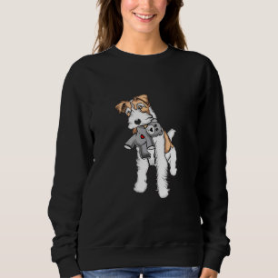 Wire Fox Terrier Plush Mix Stuffed Animal Fox Terr Sweatshirt