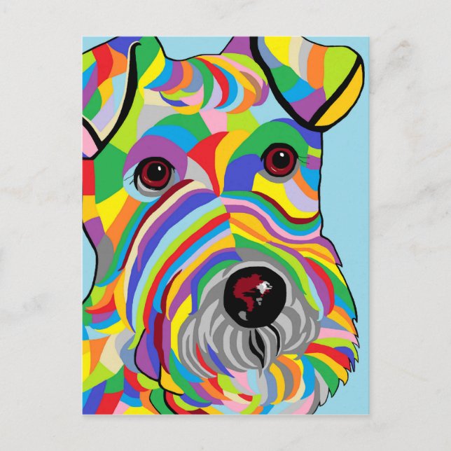 Wire Fox Terrier Postcard (Front)