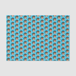 Wire Fox Terrier Puppy Painting - Original Dog Art Tissue Paper