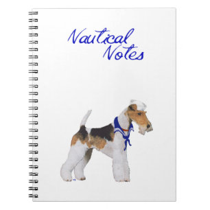 Wire Fox Terrier Sailor Notebook