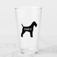 Wire Fox Terrier Silhouette Personalised Dog Breed