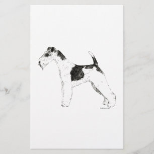 Wire Fox Terrier Stationery