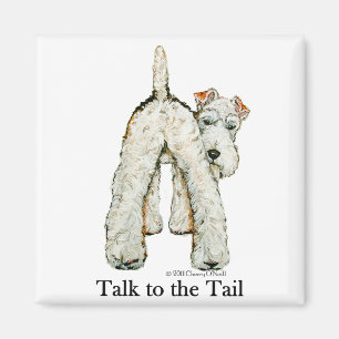 Wire Fox Terrier Tail Magnet