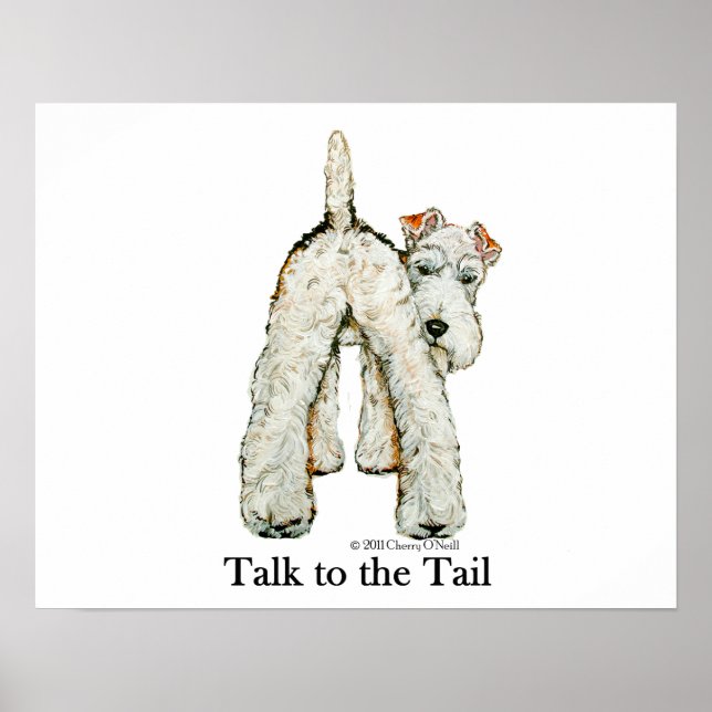 Wire Fox Terrier Tail Poster (Front)