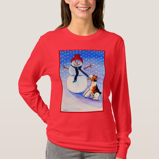Wire Fox Terrier Tee Shirt (Front)