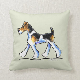 Wire Fox Terrier Trot Cushion