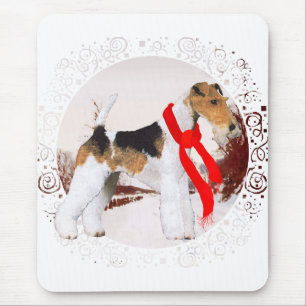 Wire Fox Terrier Winter Mouse Mat