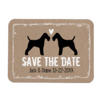 Wire Fox Terriers Wedding Save the Date