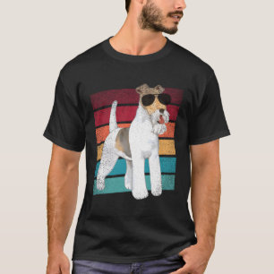 Wire Hair Fox Terrier Dog Funny Mum Dad Clothing T-Shirt